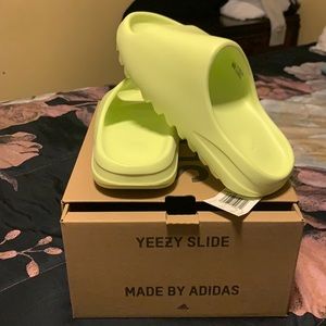 Adidas Yeezy slide glow green